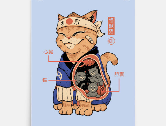 X-Ray Kaiju Cat