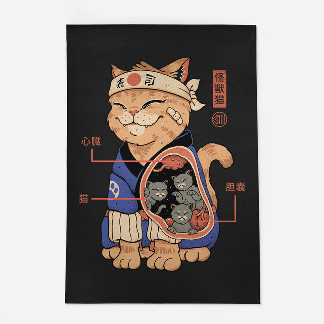 X-Ray Kaiju Cat-None-Indoor-Rug-vp021