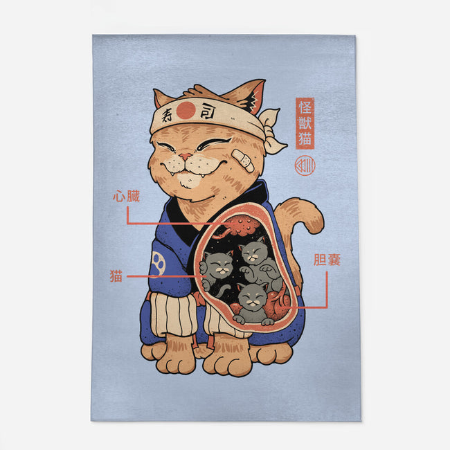 X-Ray Kaiju Cat-None-Outdoor-Rug-vp021