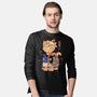 X-Ray Kaiju Cat-Mens-Long Sleeved-Tee-vp021