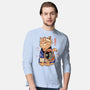 X-Ray Kaiju Cat-Mens-Long Sleeved-Tee-vp021