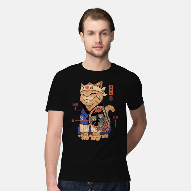 X-Ray Kaiju Cat-Mens-Premium-Tee-vp021