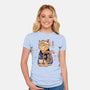 X-Ray Kaiju Cat-Womens-Fitted-Tee-vp021