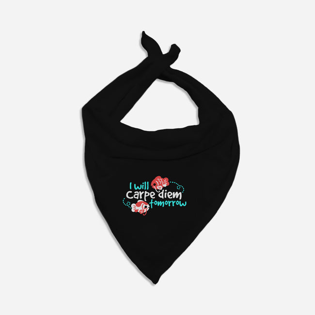 Koi Carpe Diem-Cat-Bandana-Pet Collar-NemiMakeit