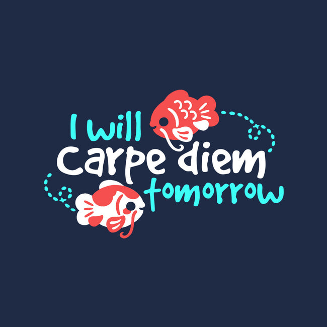 Koi Carpe Diem-None-Non-Removable Cover w Insert-Throw Pillow-NemiMakeit