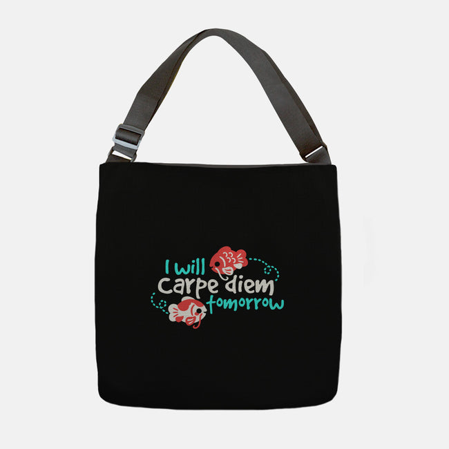 Koi Carpe Diem-None-Adjustable Tote-Bag-NemiMakeit