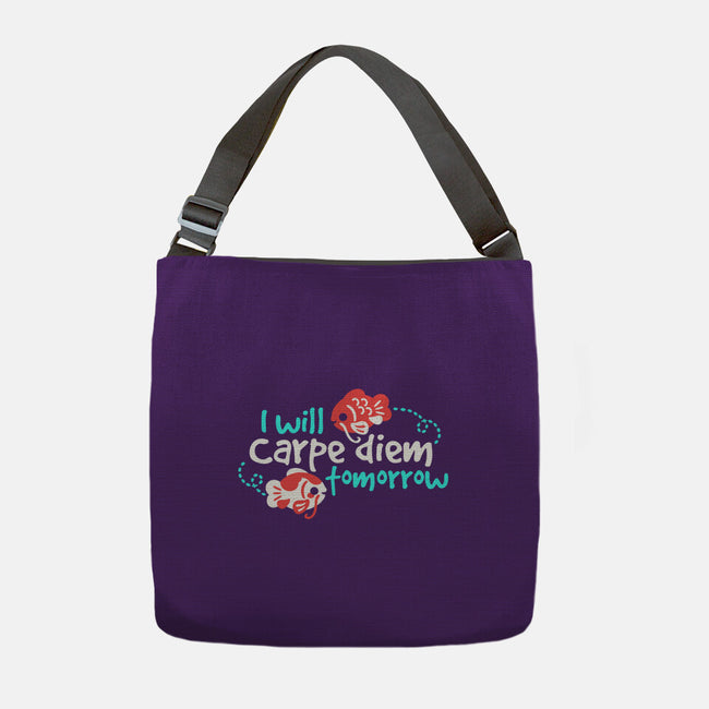 Koi Carpe Diem-None-Adjustable Tote-Bag-NemiMakeit