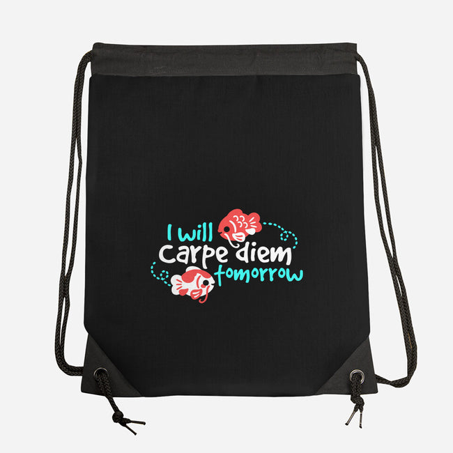 Koi Carpe Diem-None-Drawstring-Bag-NemiMakeit