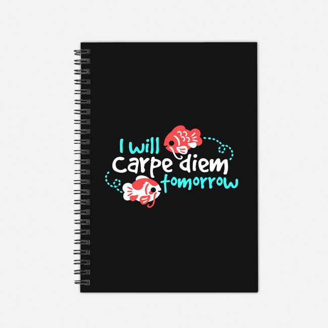 Koi Carpe Diem-None-Dot Grid-Notebook-NemiMakeit