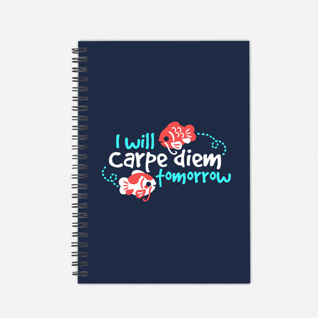 Koi Carpe Diem-None-Dot Grid-Notebook-NemiMakeit