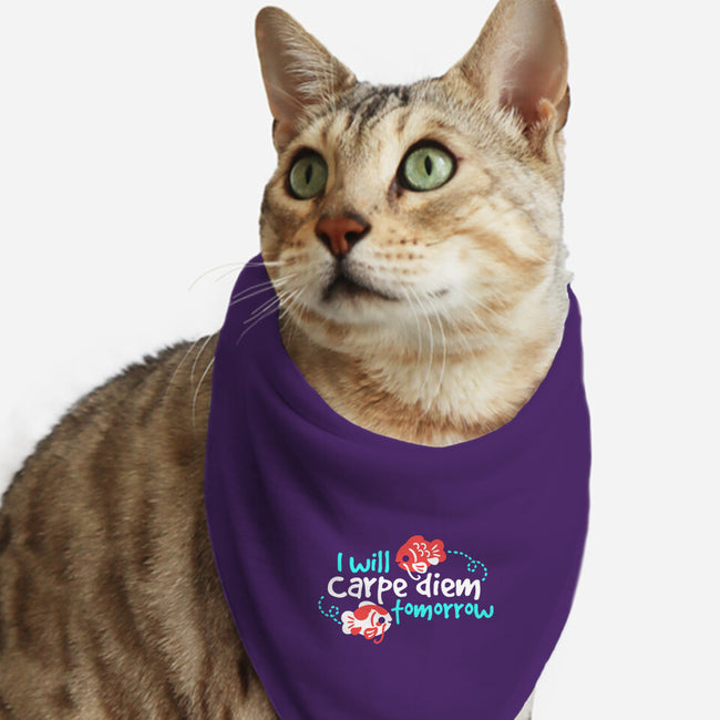 Koi Carpe Diem-Cat-Bandana-Pet Collar-NemiMakeit