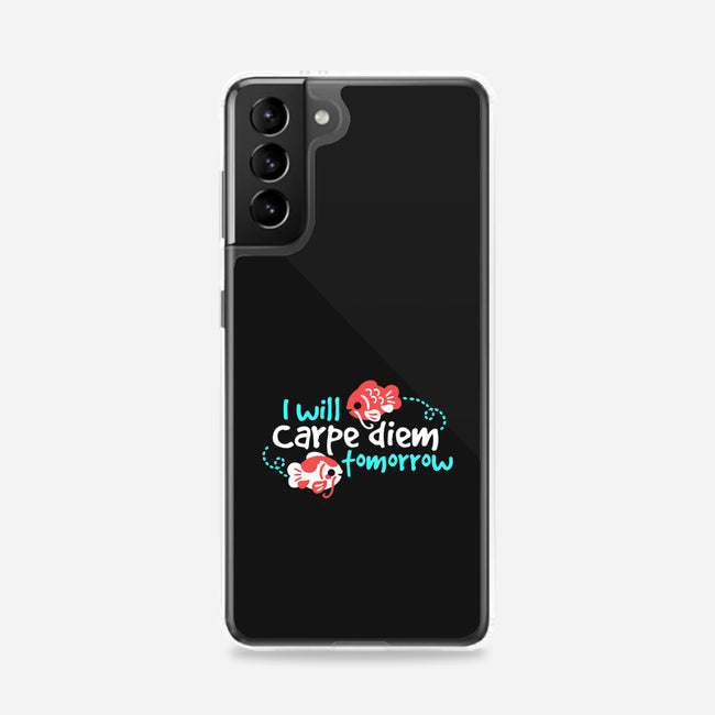 Koi Carpe Diem-Samsung-Snap-Phone Case-NemiMakeit