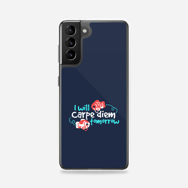 Koi Carpe Diem-Samsung-Snap-Phone Case-NemiMakeit