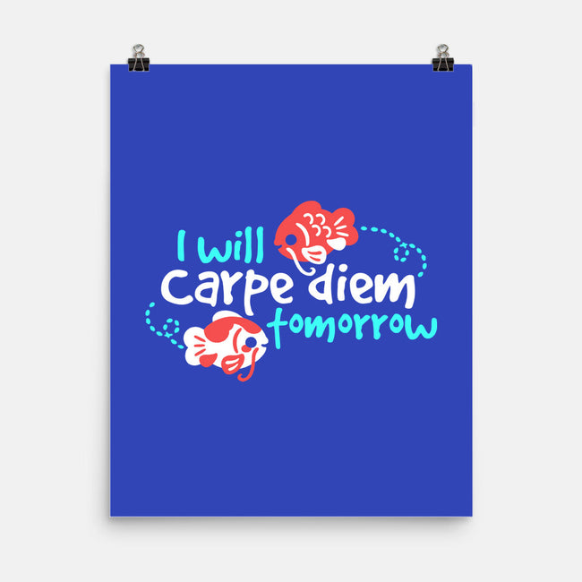 Koi Carpe Diem-None-Matte-Poster-NemiMakeit