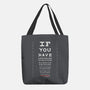 A Team Eye Chart-None-Basic Tote-Bag-rocketman_art