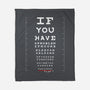 A Team Eye Chart-None-Fleece-Blanket-rocketman_art