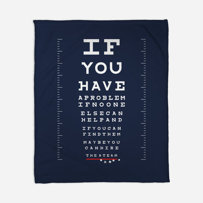 A Team Eye Chart-None-Fleece-Blanket-rocketman_art