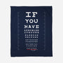 A Team Eye Chart-None-Fleece-Blanket-rocketman_art