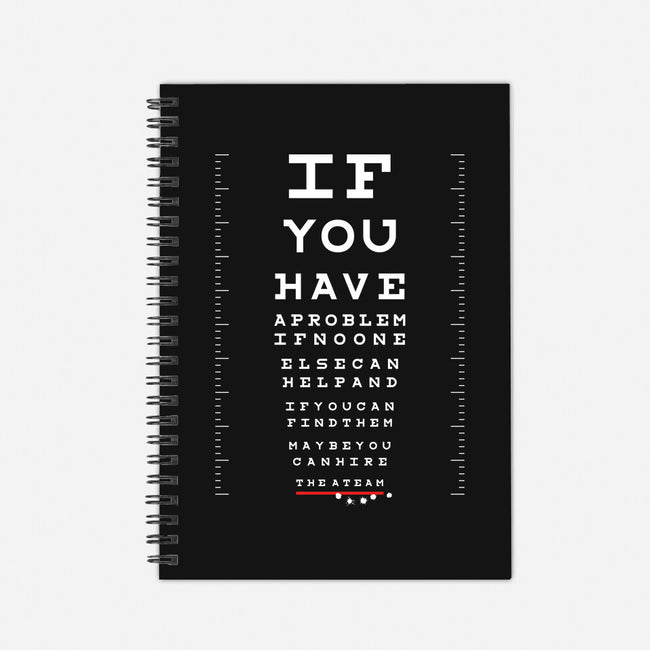 A Team Eye Chart-None-Dot Grid-Notebook-rocketman_art