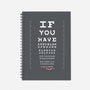 A Team Eye Chart-None-Dot Grid-Notebook-rocketman_art