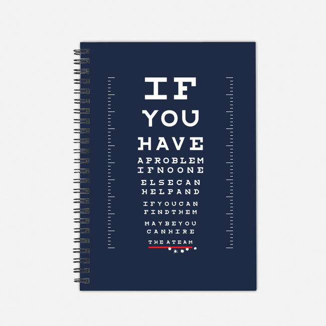 A Team Eye Chart-None-Dot Grid-Notebook-rocketman_art