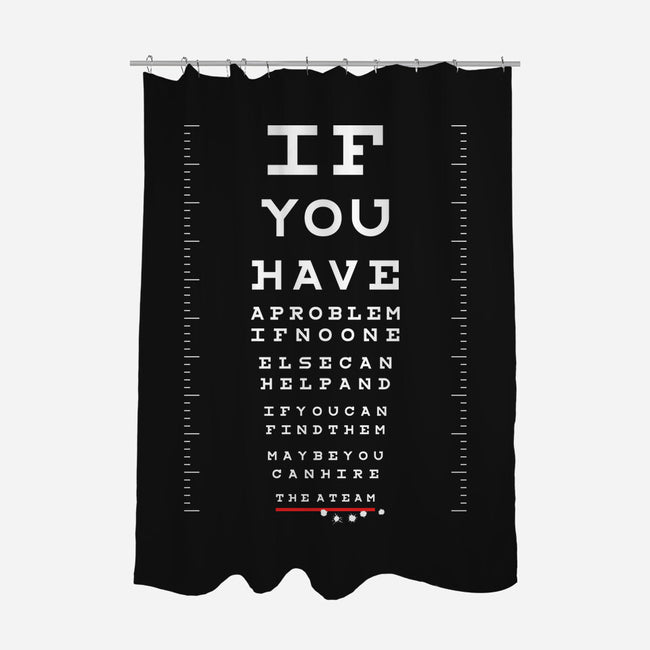 A Team Eye Chart-None-Polyester-Shower Curtain-rocketman_art