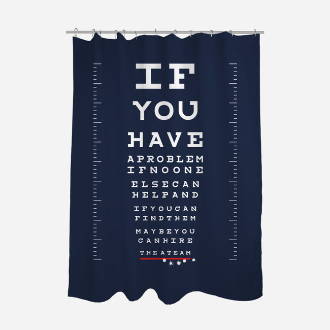 A Team Eye Chart-None-Polyester-Shower Curtain-rocketman_art