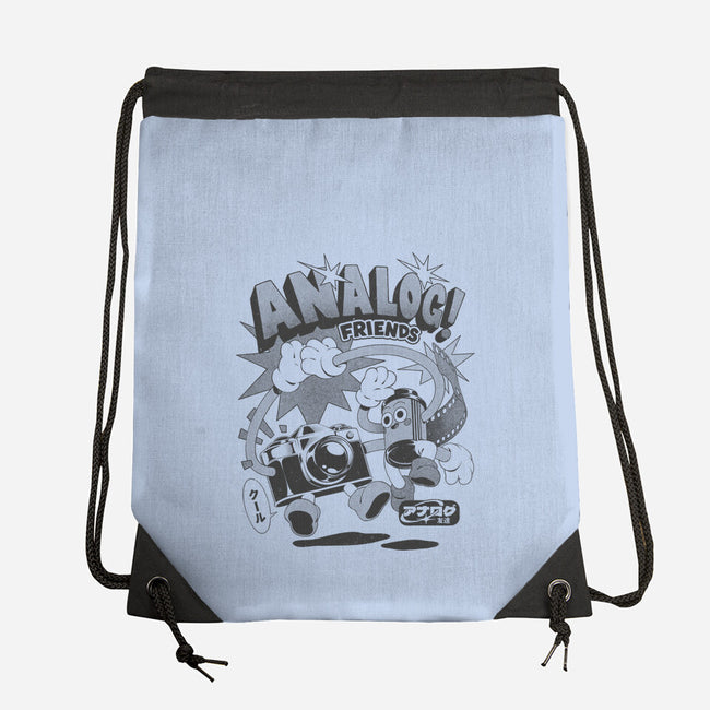 Analog Friends-None-Drawstring-Bag-ilustrata