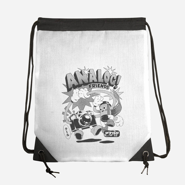 Analog Friends-None-Drawstring-Bag-ilustrata