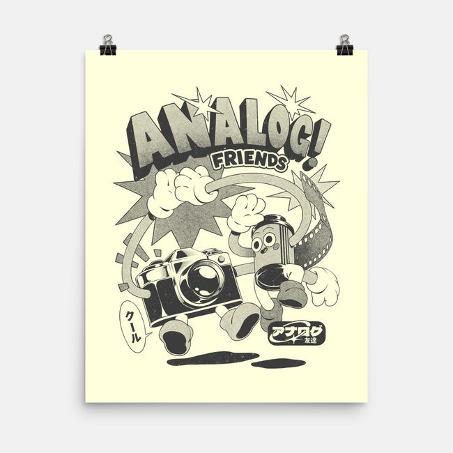 Analog Friends-None-Matte-Poster-ilustrata