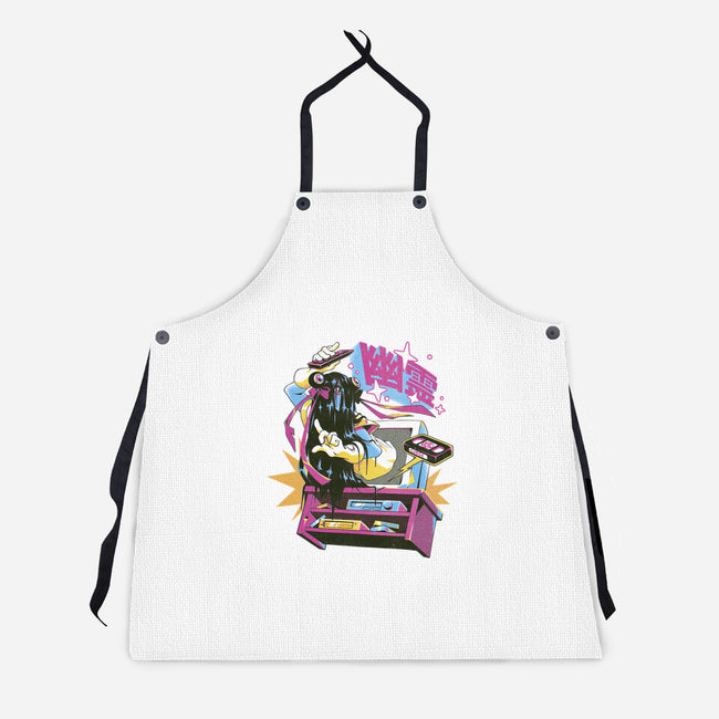 Anime Tape-Unisex-Kitchen-Apron-ilustrata