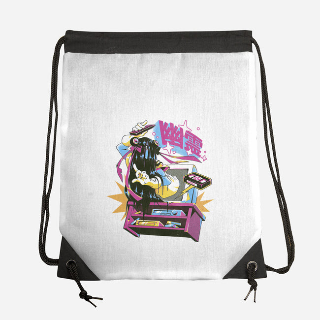 Anime Tape-None-Drawstring-Bag-ilustrata