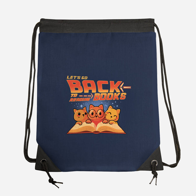 Back To Reading Books-None-Drawstring-Bag-erion_designs