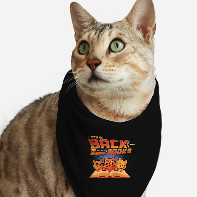 Back To Reading Books-Cat-Bandana-Pet Collar-erion_designs