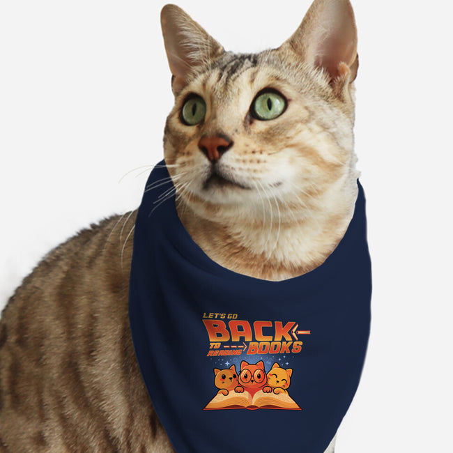 Back To Reading Books-Cat-Bandana-Pet Collar-erion_designs