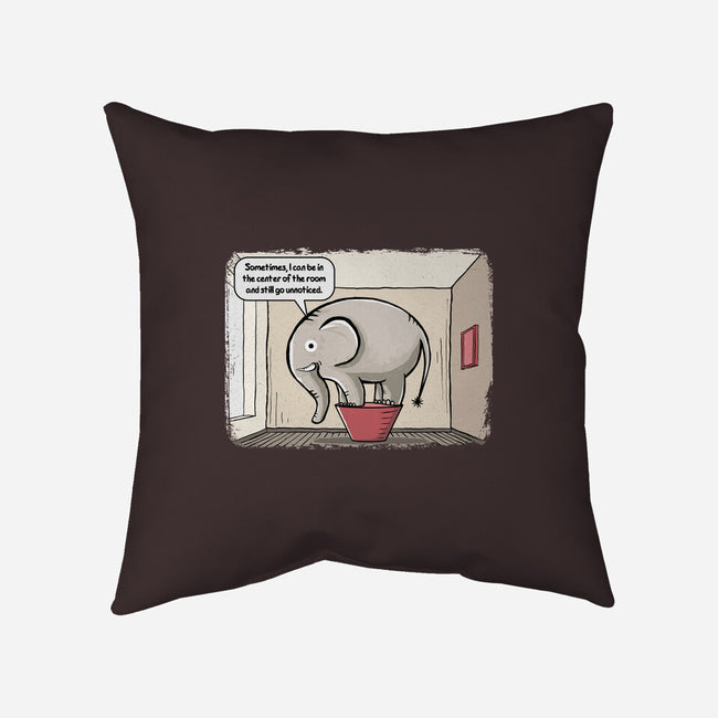 Elephant In The Room-None-Non-Removable Cover w Insert-Throw Pillow-erion_designs