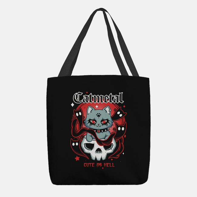 Catmetal-None-Basic Tote-Bag-Yuri Santos Art