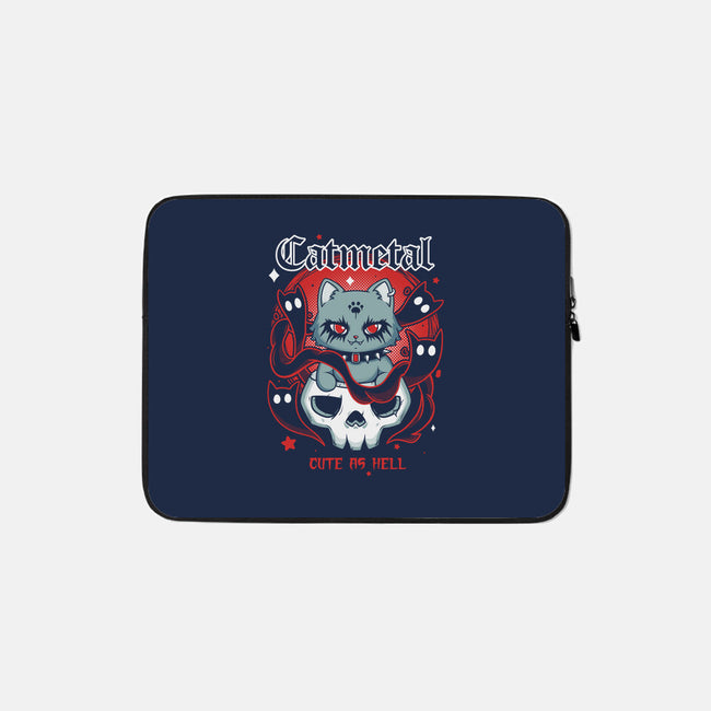 Catmetal-None-Zippered-Laptop Sleeve-Yuri Santos Art