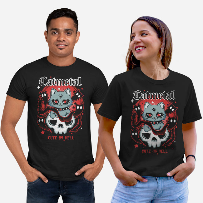 Catmetal-Unisex-Basic-Tee-Yuri Santos Art