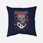 Catmetal-None-Non-Removable Cover w Insert-Throw Pillow-Yuri Santos Art