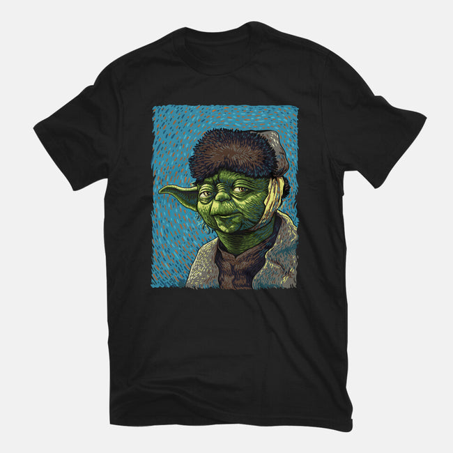 Artist From A Galaxy Far Far Away-Womens-Fitted-Tee-daobiwan