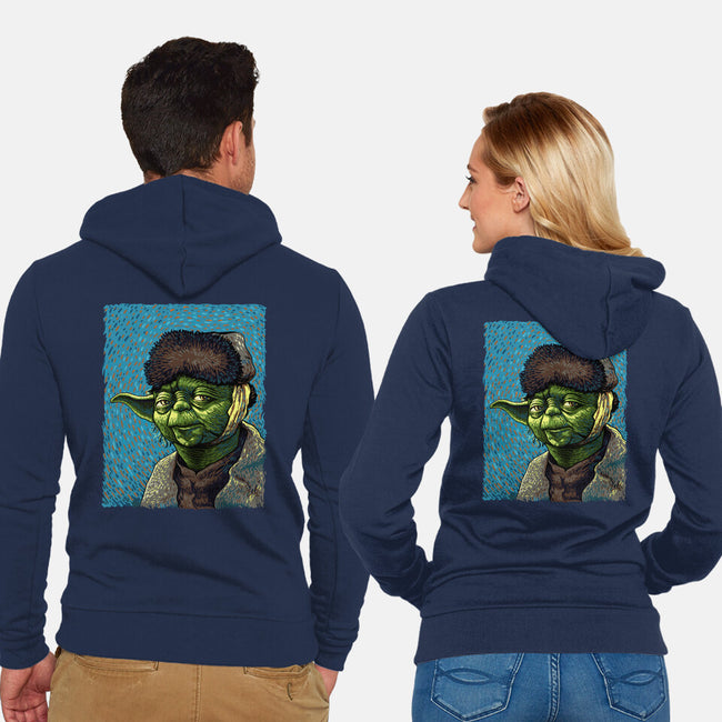 Artist From A Galaxy Far Far Away-Unisex-Zip-Up-Sweatshirt-daobiwan