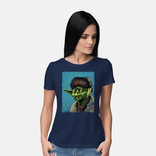 Artist From A Galaxy Far Far Away-Womens-Basic-Tee-daobiwan