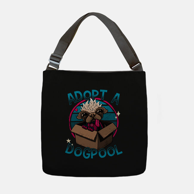 Adopt A Dogpool-None-Adjustable Tote-Bag-teesgeex