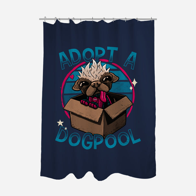 Adopt A Dogpool-None-Polyester-Shower Curtain-teesgeex