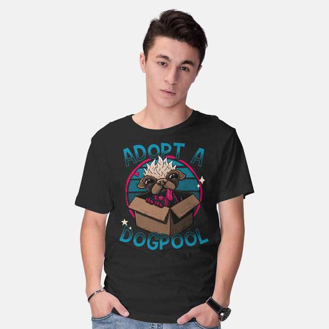 Adopt A Dogpool-Mens-Basic-Tee-teesgeex