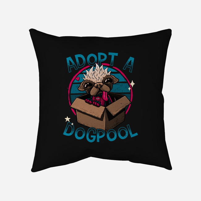 Adopt A Dogpool-None-Non-Removable Cover w Insert-Throw Pillow-teesgeex