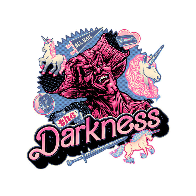 All Hail The Darkness-Womens-Basic-Tee-glitchygorilla