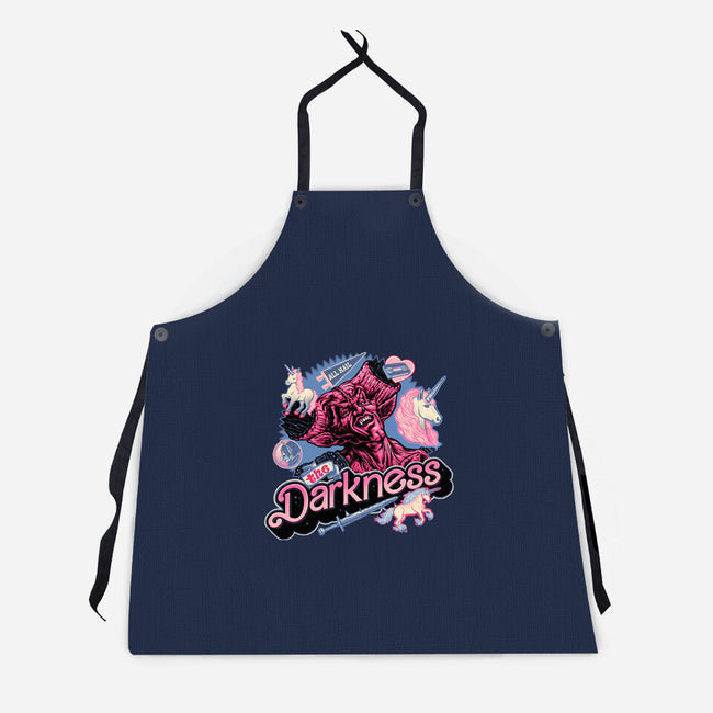 All Hail The Darkness-Unisex-Kitchen-Apron-glitchygorilla