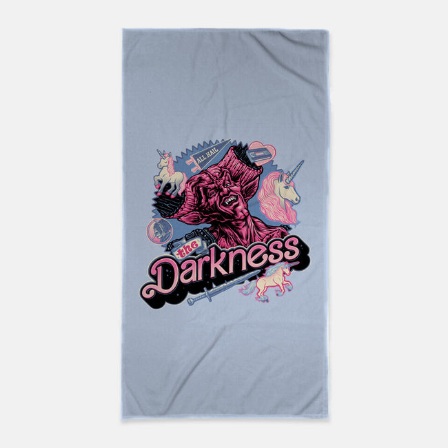 All Hail The Darkness-None-Beach-Towel-glitchygorilla